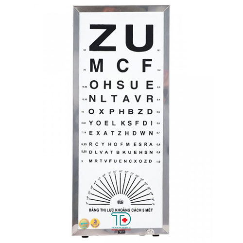 bảng chữ cái đo mắt